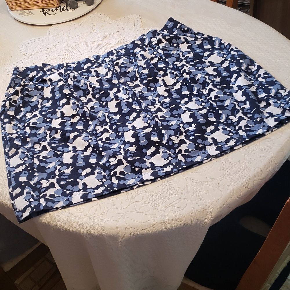 CJ Banks Abstract Design Skort Sz 3X